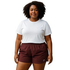 Gymshark We Do Gym Woven Pocket Shorts Chocolate Size XXL Workout Gym Athleisure